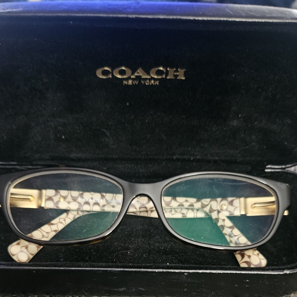 Coach RX glasses w/ case